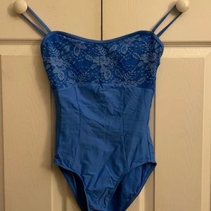 French blue wear moi leotard